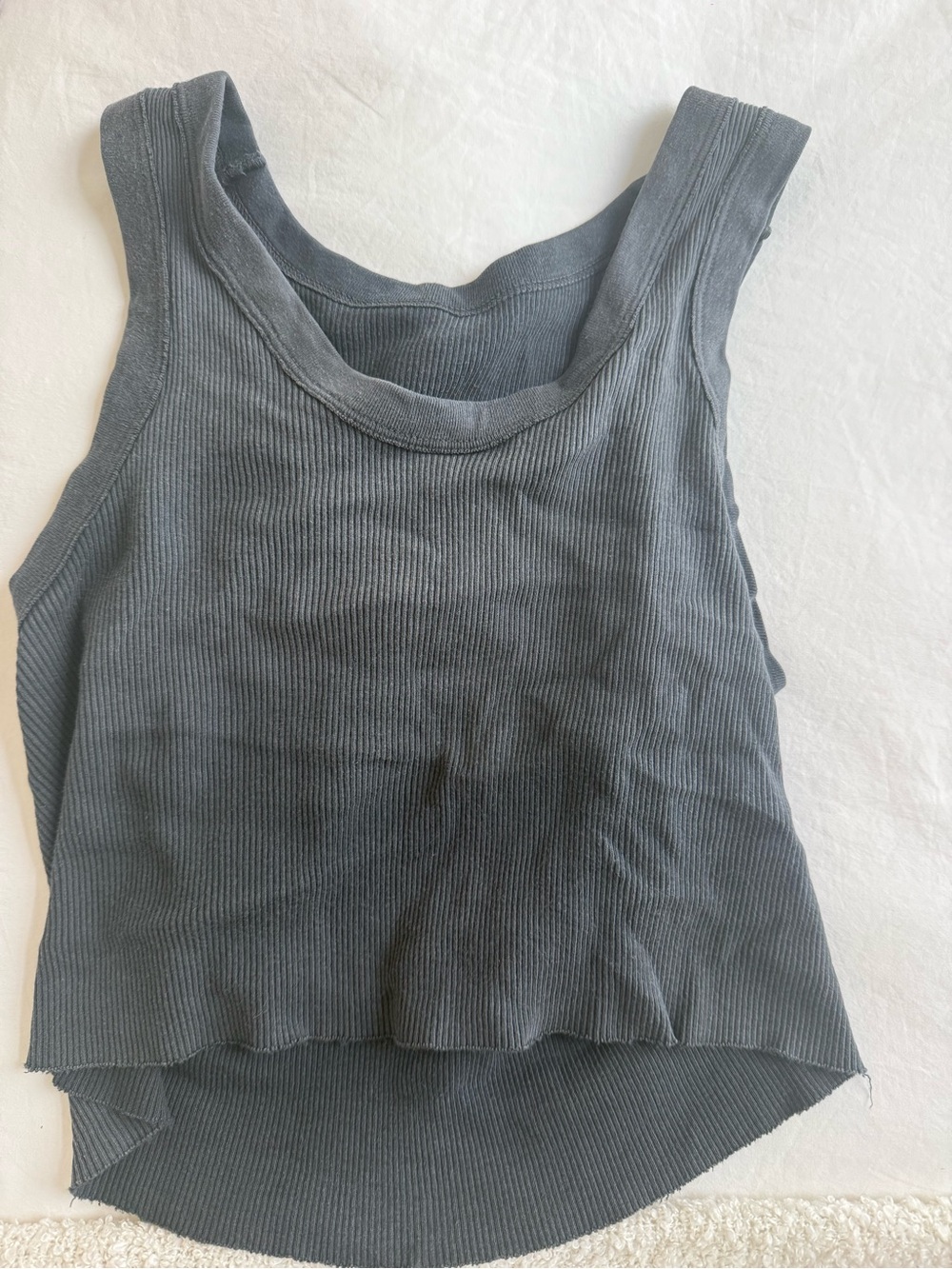 Women’s Ribbed Tank Top Black Brandy Melville